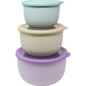 3 Bowls Leakproof 14/18/21 X 13Cm  |  Miscellaneous Kitchenware Kitchenware Miscellaneous Kitchenware