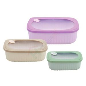 3 Rectangular Food Containers  |  Food Storage Food Storage Food Storage