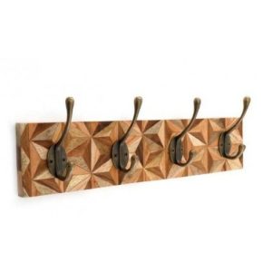 44X10 Aztec Wood Wall Hooks  |  Coat Hangers Coat Hangers Coat Hangers