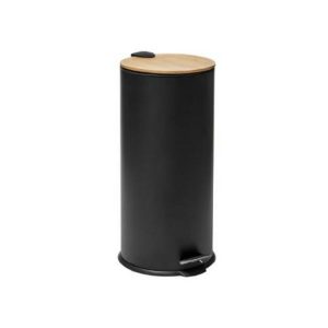 5 Five Simply Smart Dustbin Bam 30L Black Modern  |  Bins & Liners Bins & Liners Bins & Liners