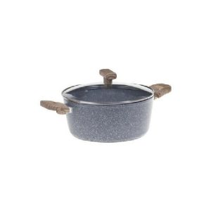 5Five 24Cm Pot And Lid Forged Aluminum Nature  |  Pots, Lids & Pans Kitchenware Grey