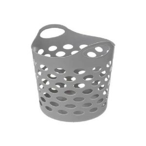 5Five 28L Flex Basket Pearl Grey  |  Laundry & Ironing Accessories Household Goods Grey