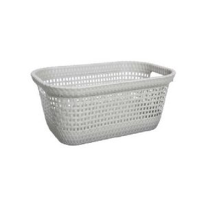 5Five 45L Laundry Hamper Rattan Beige  |  Laundry & Ironing Accessories Household Goods Grey