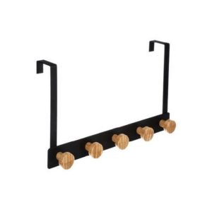 5Five 5 Bamboo Hooks Black  |  Coat Hangers Coat Hangers Black