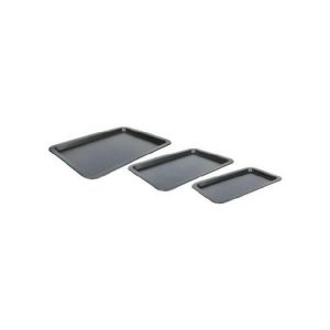 5Five Baking Trays Silver Set Of 3  |  Baking Tools & Accessories Baking Tools & Accessories Baking Tools & Accessories