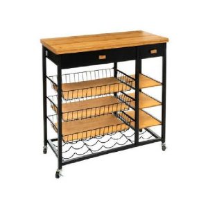 5Five Big Trolley Nera  |  Racks, Holders & Trollies Kitchenware Natural