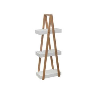 5Five Caddy 3 Tiers Natureo White 30Cm X 18Cm X 82Cm  |  Racks, Holders & Trollies Kitchenware Natural