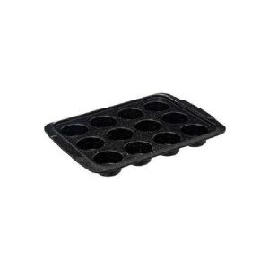 5Five Caractere 12 Muffins Mold  |  Baking Tools & Accessories Baking Tools & Accessories Anthracite