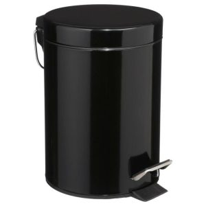 5Five Classic Dustbin Black 3L  |  Bins & Liners Bins & Liners Bins & Liners