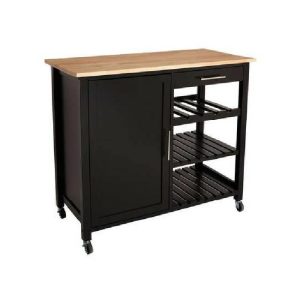 5Five Claude Black Trolley  |  Racks, Holders & Trollies Kitchenware Black