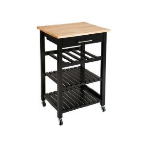 5Five Claude Black Trolley Small  |  Racks, Holders & Trollies Kitchenware Black