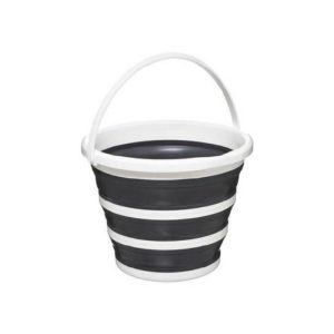 5Five Collapsible Bucket Black 32Cm X 24Cm  |  Cleaning Cleaning Black