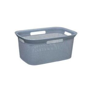 5Five Laundry Basket Grey 59Cm X 41Cm  |  Laundry & Ironing Accessories Household Goods Grey