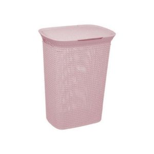 5Five Laundry Hamper Scandi Pink 57L  |  Laundry & Ironing Accessories Household Goods Laundry & Ironing Accessories