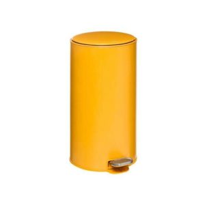 5Five Metal Dustbin Yellow 31Cm X 62Cm  |  Bins & Liners Bins & Liners Bins & Liners