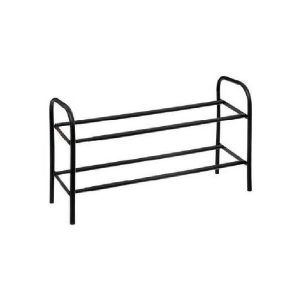 5Five Metal Shoe Rack Black Extandable 10P  |  Shoe Racks & Cabinets Household Goods Black