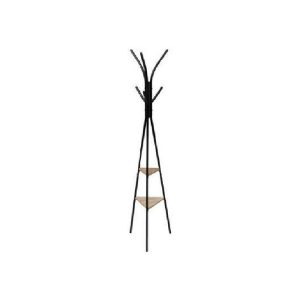 5Five Mtl/Wood Jano Coat Rack 6H  |  Coat Hangers Coat Hangers Black