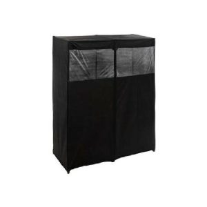 5Five Non Woven Wardrobe Pvc Window  |  Houseware Household Goods Black