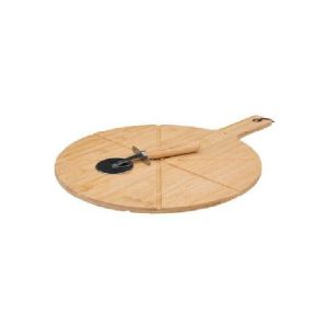 5Five Pizza Cutting Board D37cm And Roller  |  Miscellaneous Kitchenware Kitchenware Miscellaneous Kitchenware