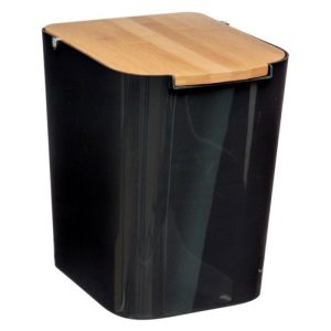 5Five Rectangular Dustbin Black 5L  |  Bins & Liners Bins & Liners Bins & Liners