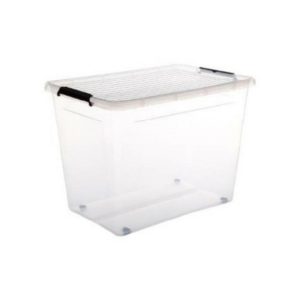 5Five Roller Clip 80L  |  Storage Baskets & Boxes Household Goods Clear