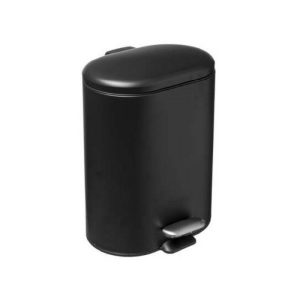 5Five Siliflex Dustbin Black 6L  |  Bins & Liners Bins & Liners Bins & Liners