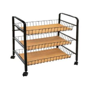 5Five Small Trolley Nera  |  Racks, Holders & Trollies Kitchenware Black