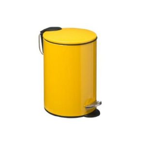 5Five Softcl 3L Dustbin Yellow  |  Bins & Liners Bins & Liners Bins & Liners