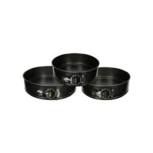 5Five Tescoma Springform Round Cake Tin Black Set Of 3  |  Baking Tools & Accessories Baking Tools & Accessories Baking Tools & Accessories