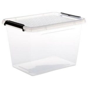 5Five Translucide Clip Box 19L  |  Storage Baskets & Boxes Household Goods Clear