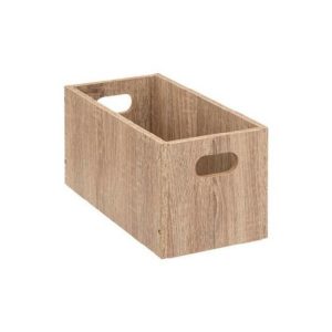 5Five Wooden Storage Box Natural 15Cm X 30Cm X 15Cm  |  Storage Baskets & Boxes Household Goods Natural