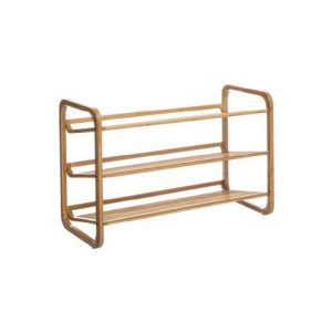 9P Bamboo Shoe Rack  |  Shoe Racks & Cabinets Household Goods Natural