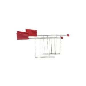 Alessi Plisse 2 Tongs Toaster – Red  |  Kitchen Tools & Gadgets Kitchen Tools & Gadgets Kitchen Tools & Gadgets