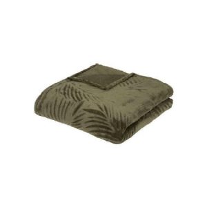 Atmosphera Blanket Fla Brsh Zoa Khaki 180Cm X 230Cm  |  Blankets & Throws Blankets & Throws Blankets & Throws