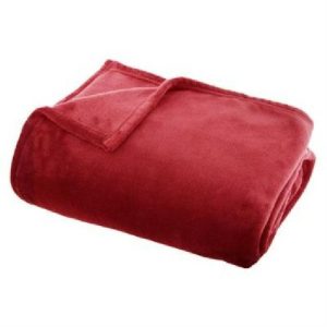 Atmosphera Blanket Flanel Red 130X180cm  |  Blankets & Throws Blankets & Throws Blankets & Throws