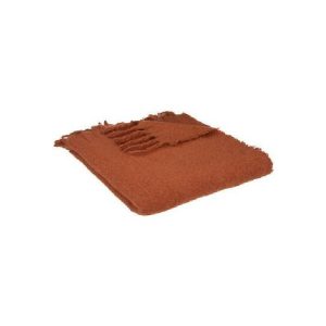 Atmosphera Blanket Mohair Kodi Terracotta 130Cm X 180Cm  |  Blankets & Throws Blankets & Throws Blankets & Throws