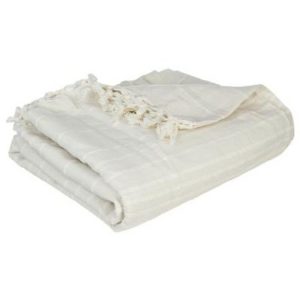 Atmosphera Cream Throw 230X250cm  |  Blankets & Throws Blankets & Throws Blankets & Throws