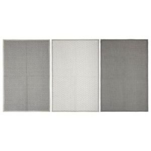 Atmosphera Kitchen Tow Print Gr 45X70 X3  |  Kitchen Linen Kitchen Linen Grey