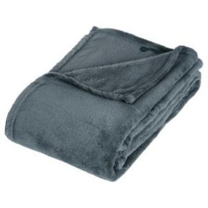 Atmosphera Plaid Microfibre Blanket 125 X 150 Cm Grey  |  Blankets & Throws Blankets & Throws Blankets & Throws