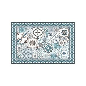 Atmosphera Vinyle Rug Mosaiq Box 50X75  |  Kitchen Linen Kitchen Linen Blue