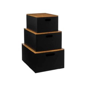 Bamboo Boxes X3 Bava  |  Storage Baskets & Boxes Household Goods Storage Baskets & Boxes