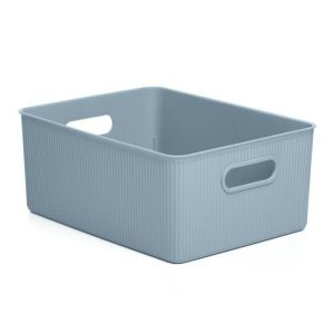 Baobab Storage Basket 15Lt Blue Mist  |  Storage Baskets & Boxes Household Goods Blue