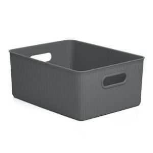 Baobab Storage Basket 15Lt Grey  |  Storage Baskets & Boxes Household Goods Grey