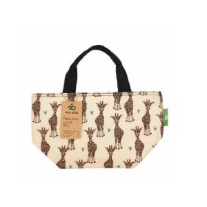 Beige Giraffes Lunch Bag  |  Picnicware Kitchenware Picnicware