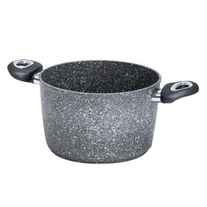 Bialetti Petravera High Pot 24Cm Anthracite  |  Pots, Lids & Pans Kitchenware Anthracite