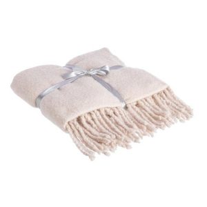 Bizzotto Wilton Ivory Blanket 127Cm X 152Cm  |  Blankets & Throws Blankets & Throws Blankets & Throws