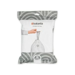 Brabantia Perfectfit Bags Code H 50-60L 40 Bags White  |  Bins & Liners Bins & Liners Bins & Liners