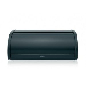 Brabantia Roll Top Bread Bin Matt Black 16L  |  Food Storage Food Storage Black