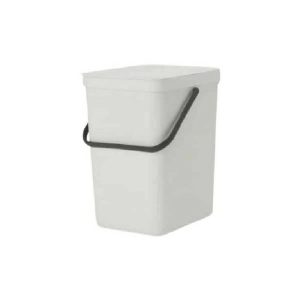 Brabantia Sort & Go Waste Bin 25L Light Grey  |  Bins & Liners Bins & Liners Bins & Liners