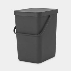 Brabantia Sort N Go 25 Litre Waste Bin Grey  |  Bins & Liners Bins & Liners Bins & Liners